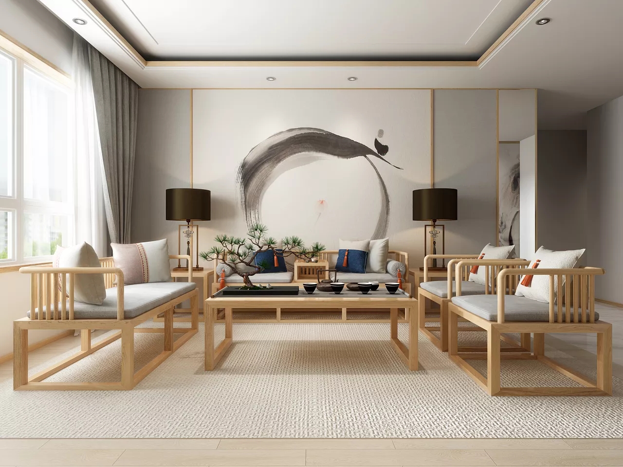 如何摆放新中式客厅家具 新中式客厅家具的特点